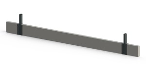 Płyta betonowa gładka 250x20x6cm