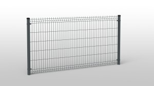Zestaw ogrodzenia panelowego 3D kolor wysokość 123cm 50mb