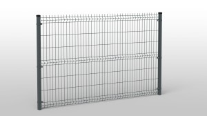 Zestaw ogrodzenia panelowego 3D kolor wysokość 153cm 50mb