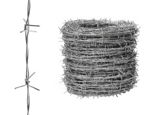 Drut kolczasty ocynk  2,5x2,5mm Strong 10kg  (78mb)