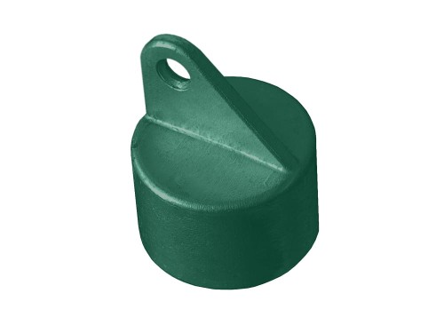 Zaślepka podporowa alu+ral 6005  fi 42,4mm