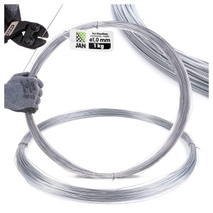Drut ocynkowany fi 1,0mm miękki 1kg 