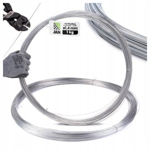 Drut ocynkowany fi 1,4mm miękki 1kg   