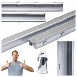 Słupek do siatki leśnej Typ Z STRONG wys 280cm 50x30x2,0mm Ocynk