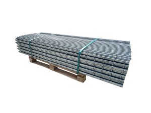 Słupek do siatki leśnej Typ Z STRONG wys 280cm 50x30x2,0mm Ocynk 100szt