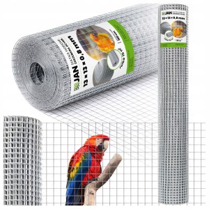 Siatka zgrzewana hodowlana ocynk 13x13x0,8 (10m2 )
