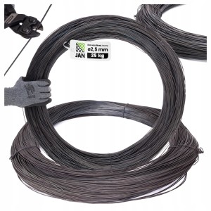 DRUT do Wiązania Zbrojenia Wiązałkowy ŻARZONY Zbrojeniowy 2,5mm 625mb 25kg