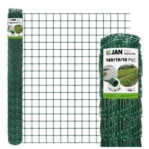 SIATKA OGRODZENIOWA węzłowa Leśna 180/19/10 ZIELONA OC PCV 25mb
