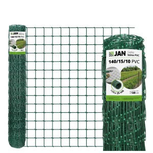 SIATKA OGRODZENIOWA węzłowa Leśna 140/15/10 ZIELONA OC PCV 25mb