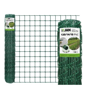 SIATKA OGRODZENIOWA węzłowa Leśna 130/14/10 ZIELONA OC PCV 25mb