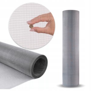 SIATKA NIERDZEWNA 304 KARBOWANA tkana Sztywna oczko 2,5mm drut 0,62mm 1m2