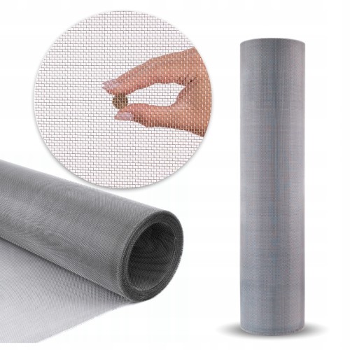SIATKA NIERDZEWNA 304 KARBOWANA tkana Sztywna oczko 2mm drut 0,45mm 1m2
