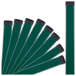 Słupek ogrodzeniowy 60x40x1,2mm H-2,0m OC+RAL 6005 zielone pakiet 8szt