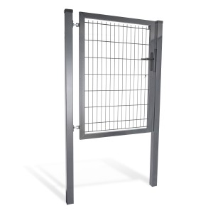 FURTKA 2D Panelowa Ogrodzeniowa 1500x1000 OC RAL 7016 Grafitowa Słupki 80x80x2,0mm