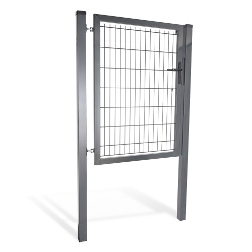 FURTKA 2D Panelowa Ogrodzeniowa 1500x1000 OC RAL 7016 Grafitowa Słupki 80x80x2,0mm