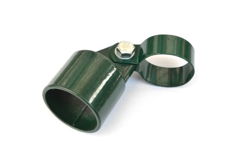 Komplet podporowy zaślepka + opaska ral 6005  fi 42,4mm