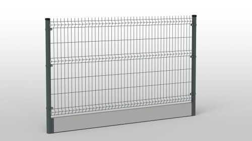 Panel ogrodzeniowy OC+RAL 1330x2500 fi 4,8 50x200mm  4 kolory