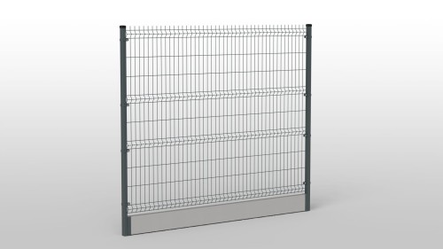 OGRODZENIE PANEL 3D Fi-5 H-2030 - z podm - RAL 7016.JPG