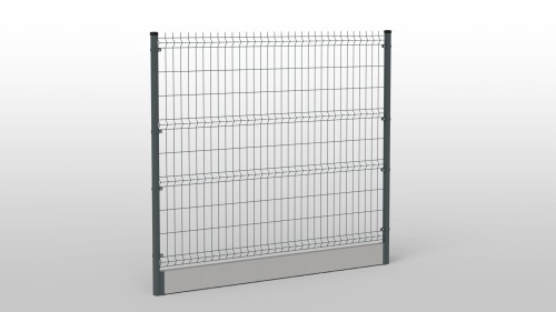 OGRODZENIE PANEL 3D Fi-5 H-2030 - 70x200 - z podm - RAL 7016.JPG