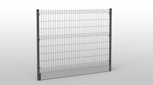 Panel ogrodzeniowy OC+RAL 1730x2500 fi 3,8 70x200mm  4 kolory