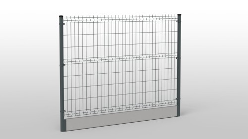 Panel ogrodzeniowy OC+RAL 1730x2500 fi 3,8 70x200mm  4 kolory