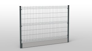 Panel ogrodzeniowy OC+RAL 1530x2500 fi 3,8 70x200mm  4 kolory