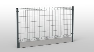 Panel ogrodzeniowy OC+RAL 1230x2500 fi 3,8 70x200mm  4 kolory