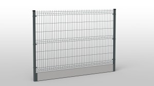 Panel ogrodzeniowy OC+RAL 1530x2500 fi 3,8 50x200mm 4 kolory