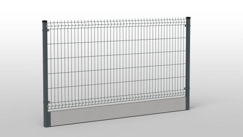Panel ogrodzeniowy OC+RAL 1230x2500 fi 3,8 50x200mm  4 kolory