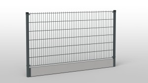 Panel ogrodzeniowy OC+RAL 2D 1230x2500 fi 6/5/6  4 kolory 