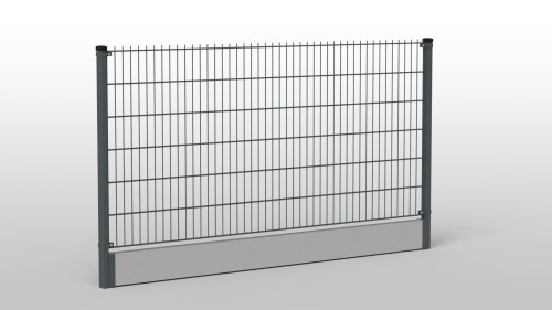 Panel ogrodzeniowy OC+RAL 2D 1230x2500 fi 6/5/6  4 kolory 