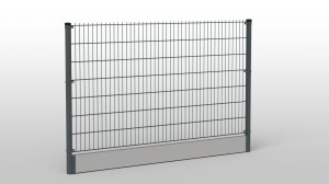 Panel ogrodzeniowy OC+RAL 2D 1430x2500 fi 8/6/8  4 kolory 