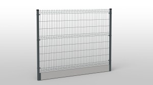 Panel ogrodzeniowy OC+RAL 1730x2500 fi 4,8 50x200mm  4 kolory