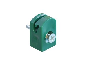 Przelotka zielona z wkrętem