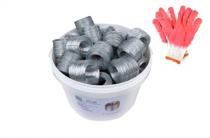Drut wiązałkowy ocynkowany fi 1,0mm wiaderko 10kg