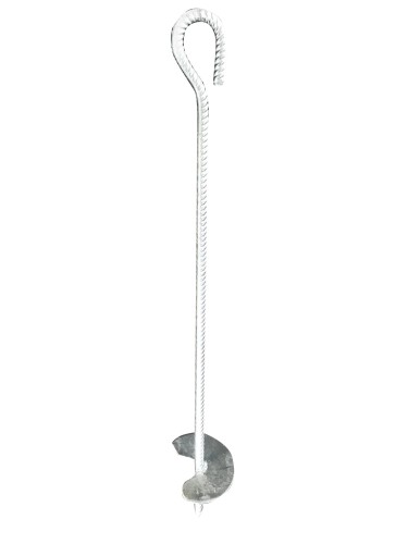 Kotwa uziemiające do szpalerów do winnicy ocynk 14x850mm
