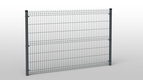 Zestaw ogrodzenia panelowego 3D kolor wysokość 153cm 50mb