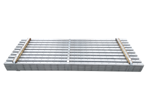 Słupek do siatki leśnej Typ C wys 250cm 100szt 50x30x1,5mm Ocynk