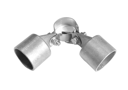 Komplet podporowy narożny alu  fi 48,3mm